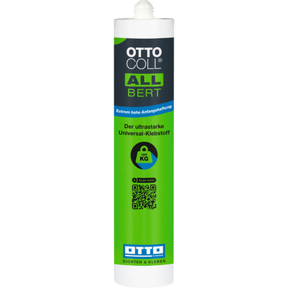 Kraftvoller OTTOCOLL® ALLBERT Klebstoff für den Trockenbau – ideal zum schnellen und sicheren Verkleben von Bauplatten und Konstruktionselementen.