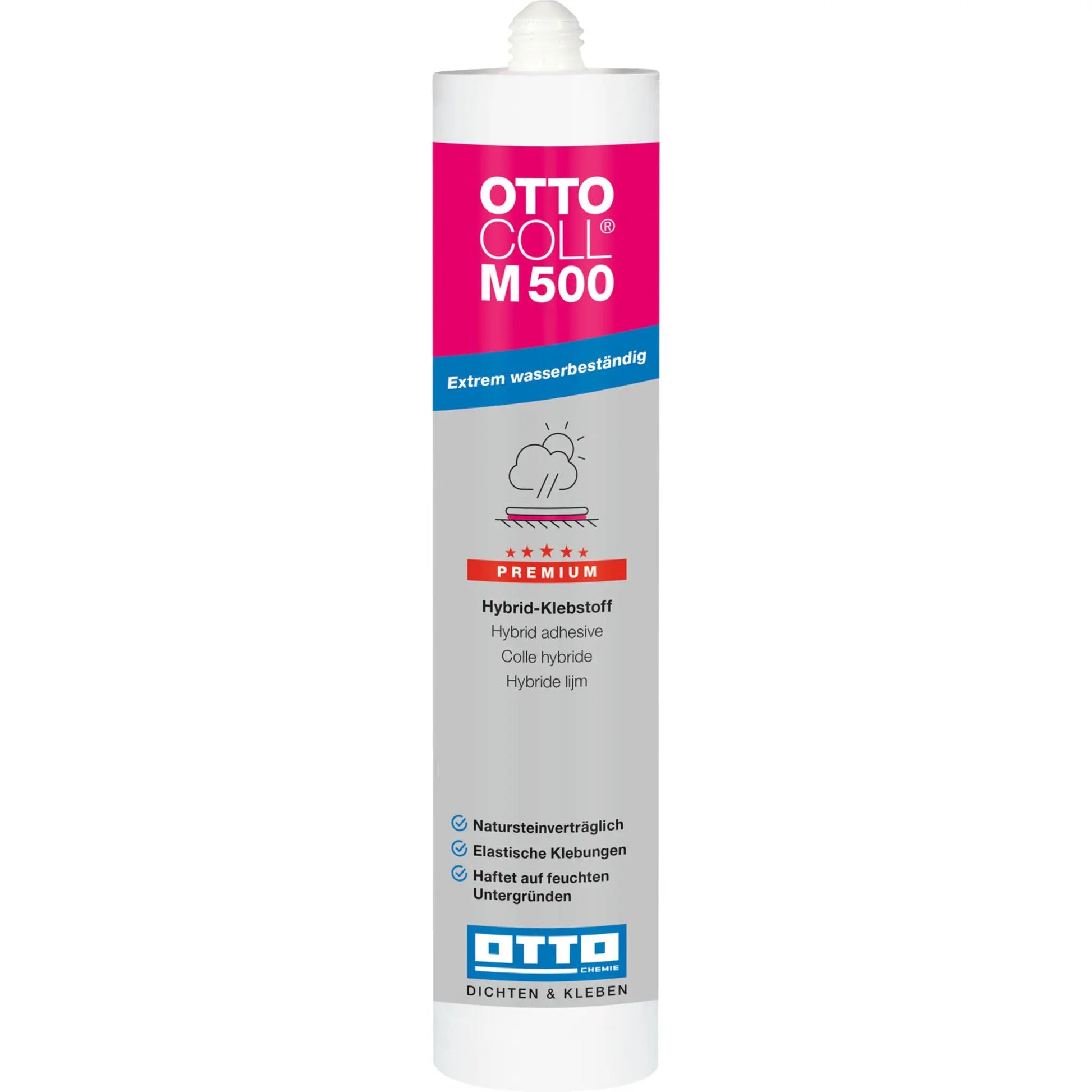 OTTOCOLL M 500 für die schnelle und dauerhafte Verklebung von Materialien im Innen- und Außenbereich