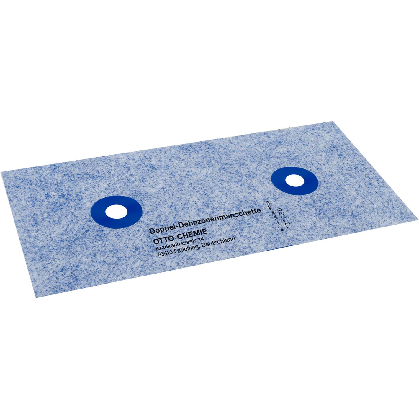 Flexible OTTOFLEX® Doppel-Dehnzonenmanschette für sichere und wasserdichte Rohrdurchführungen im Bauwesen.