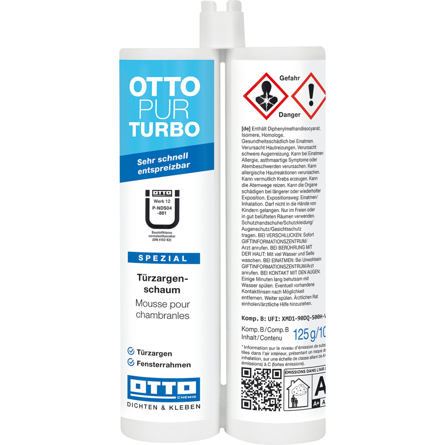 OTTOPUR Turbo für die schnelle und effiziente Verarbeitung von 2K-PUR-Klebstoffen