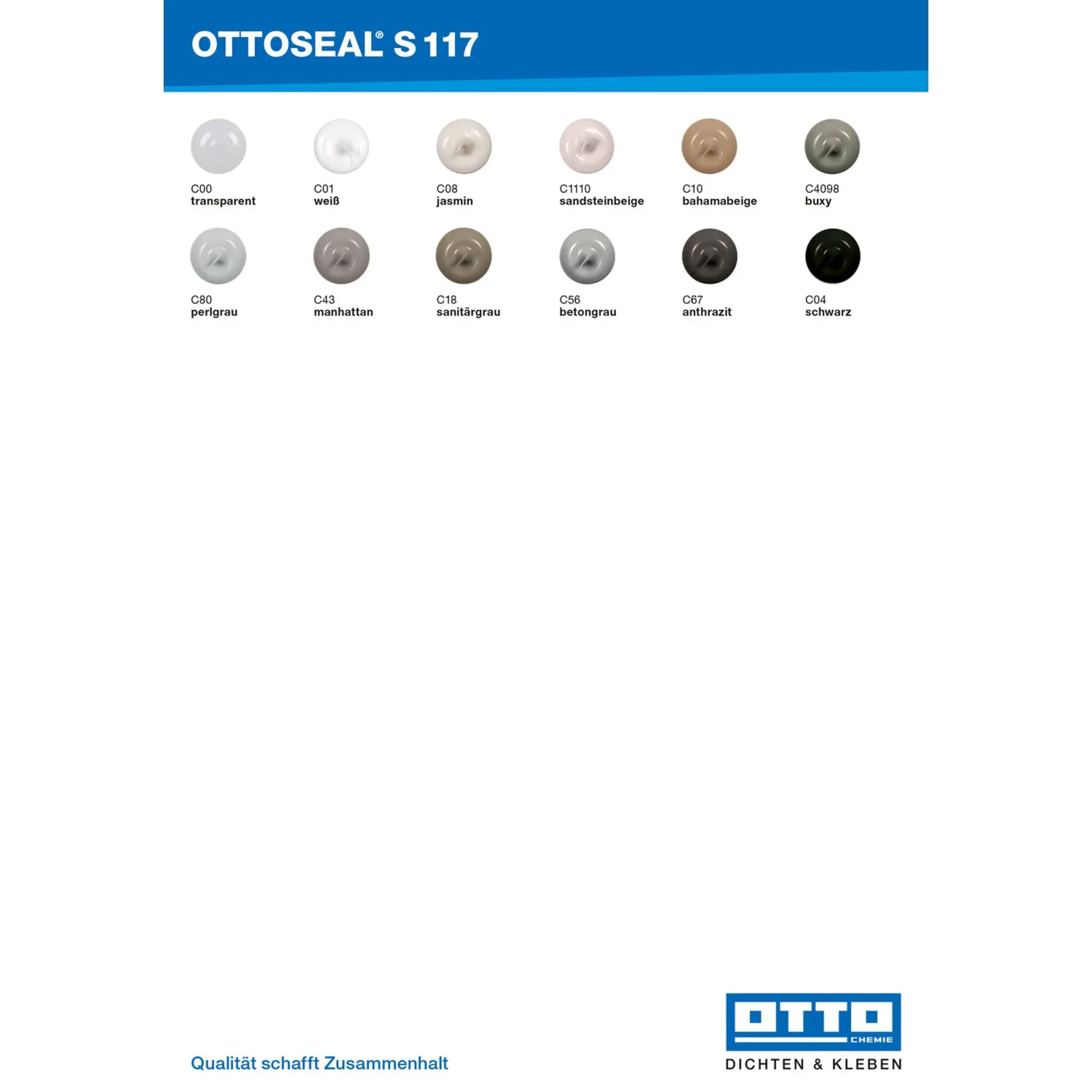 OTTOSEAL S 117 für die elastische und dauerhafte Abdichtung von Fugen und Anschlüssen in Bau- und Renovierungsprojekten