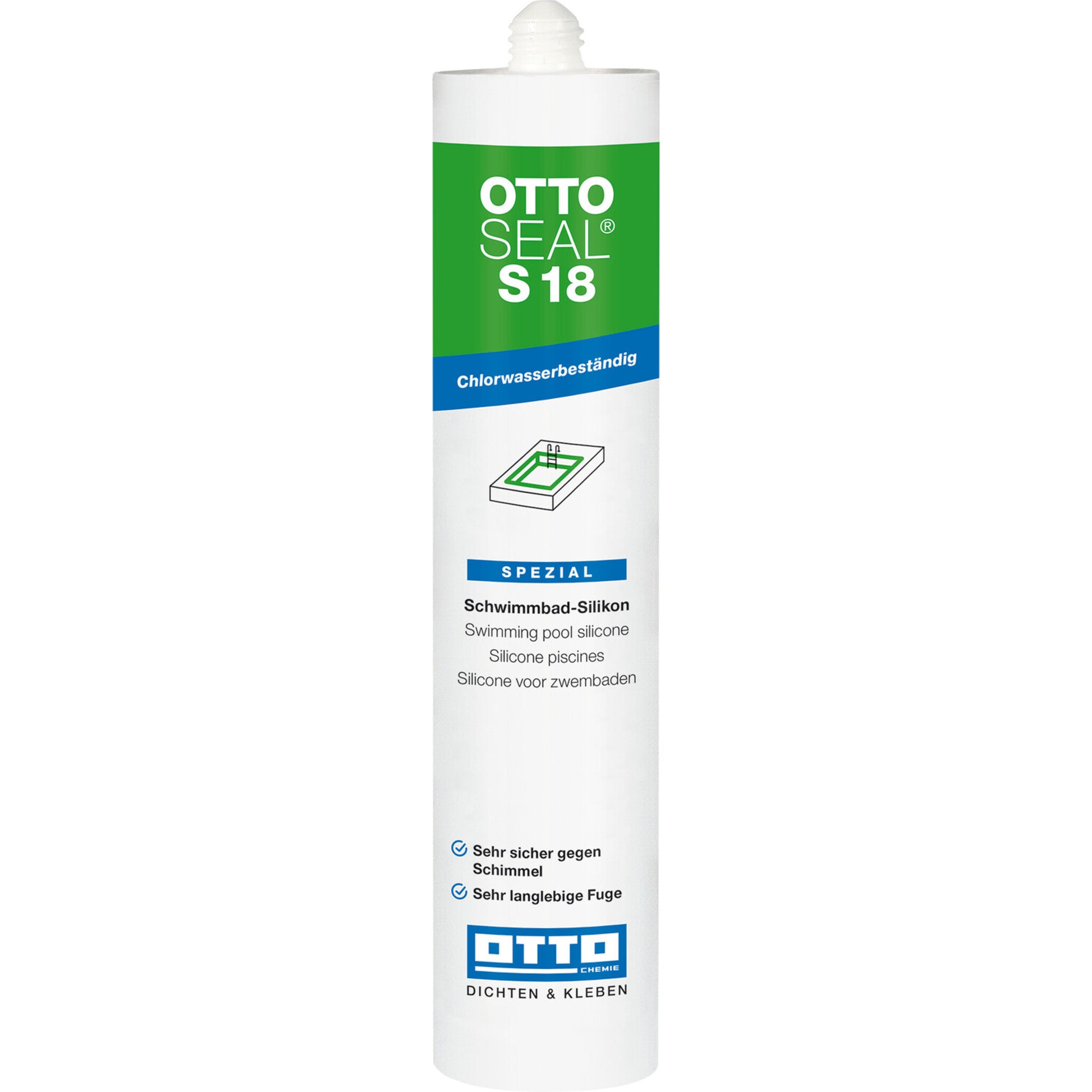 OTTOSEAL S 18 für die elastische und dauerhafte Abdichtung von Fugen und Anschlüssen in feuchten und trockenen Umgebungen