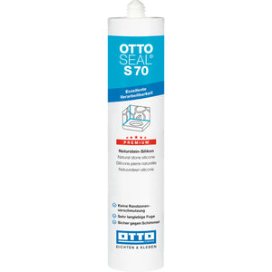 OTTOSEAL® S 70 für hochwertige und elastische Natursteinfugen ohne Randzonenverschmutzung