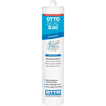 OTTOSEAL S 80 für die elastische und dauerhafte Abdichtung von Fugen und Anschlüssen in feuchten und trockenen Umgebungen