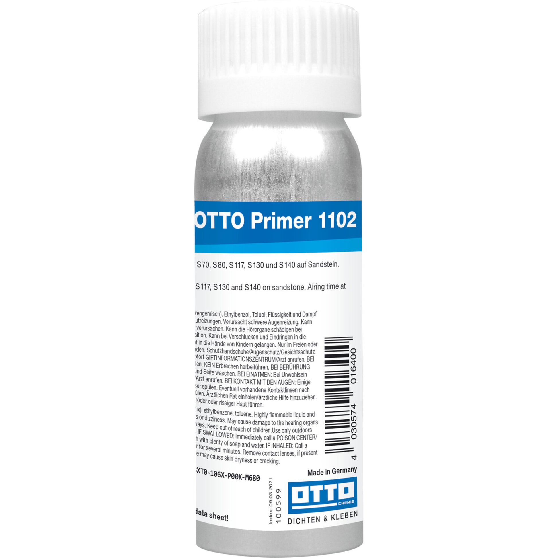 OTTO Primer 1102 für die effektive Vorbereitung von Oberflächen zur Verbesserung der Haftung von Dichtstoffen und Klebstoffen