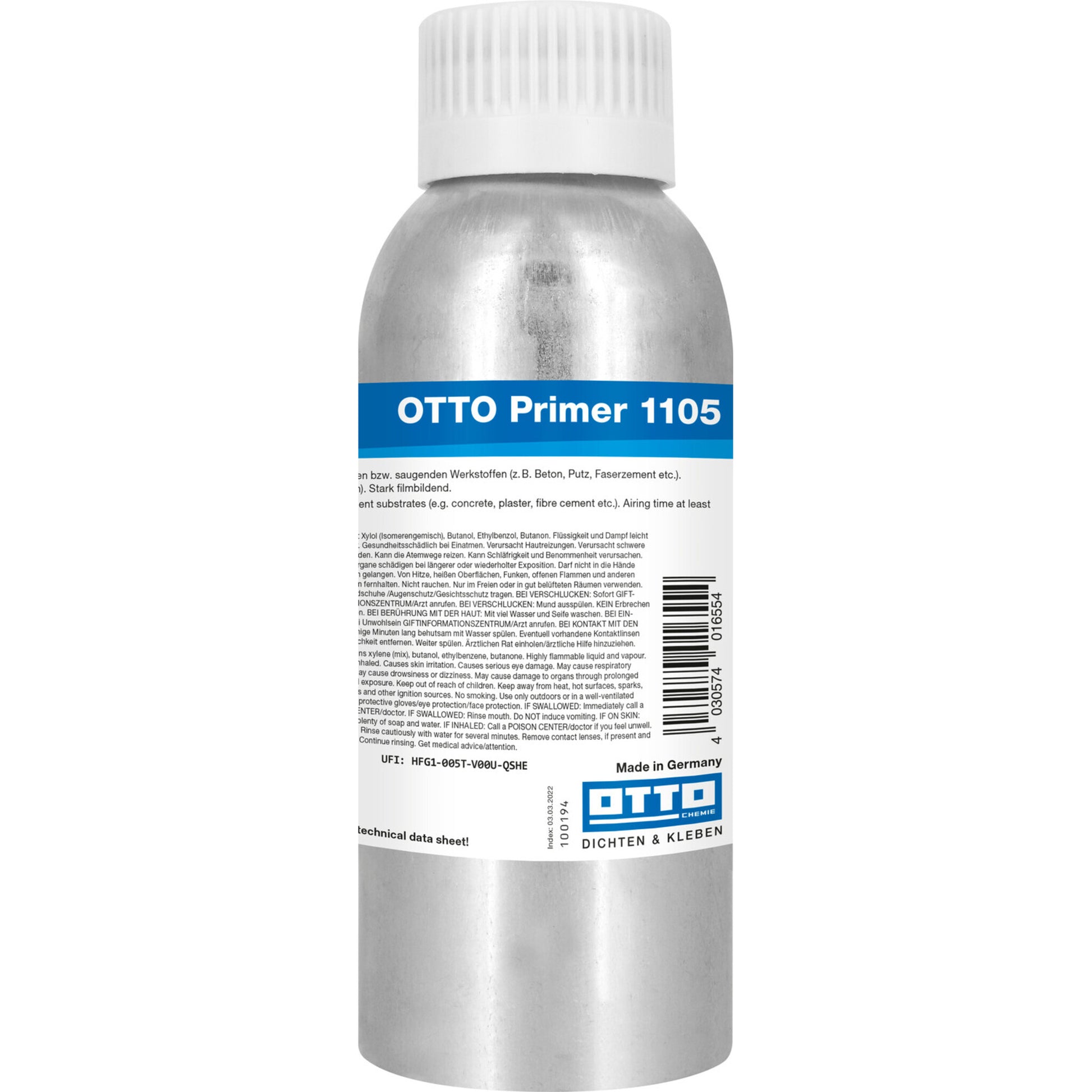 OTTO Primer 1105 für die zuverlässige Vorbereitung von Oberflächen vor der Anwendung von Dichtstoffen und Klebstoffen