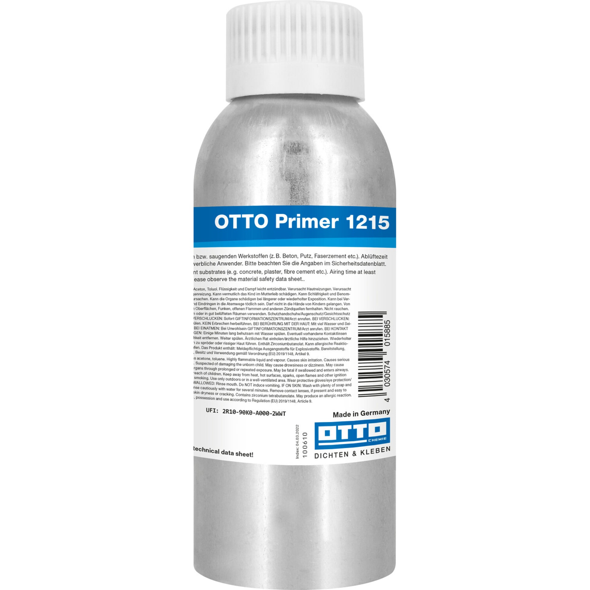 OTTO Primer 1215 für die gründliche Vorbereitung von Oberflächen zur Verbesserung der Haftung von Dichtstoffen und Klebstoffen