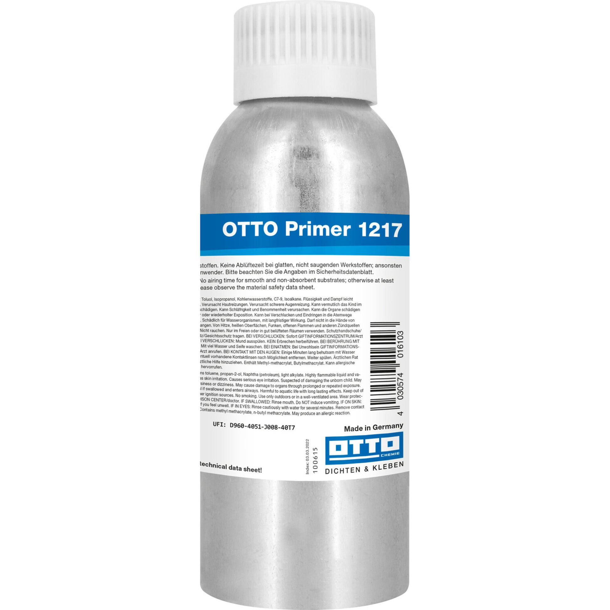 OTTO Primer 1217 für die effektive Vorbereitung von Oberflächen und Verbesserung der Haftung von Dichtstoffen und Klebstoffen
